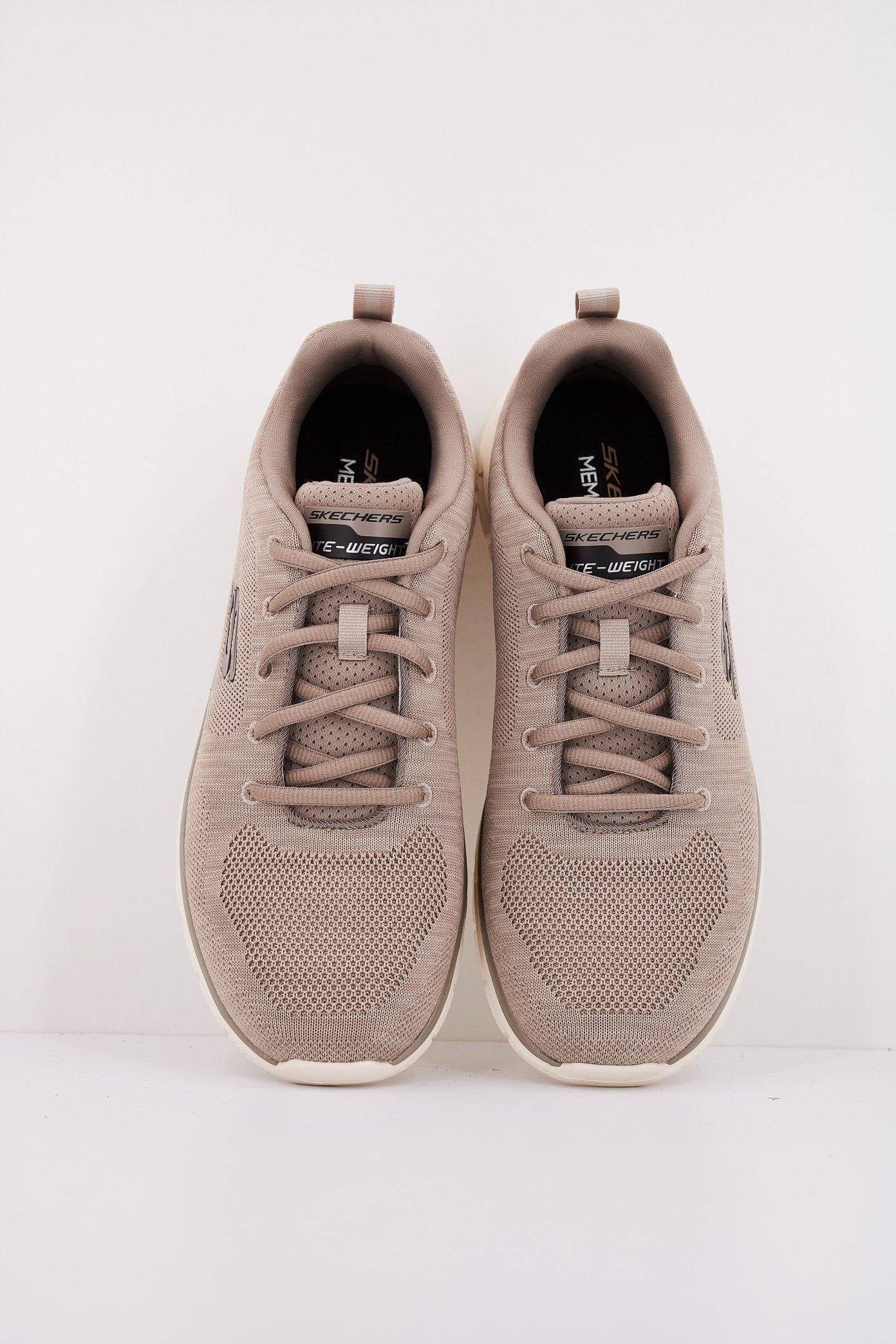 SKECHERS TRACK - FRONT RUNNER en color BEIS  (3)