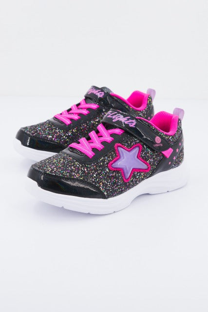 SKECHERS GLIMMER KICKS en color NEGRO  (1)