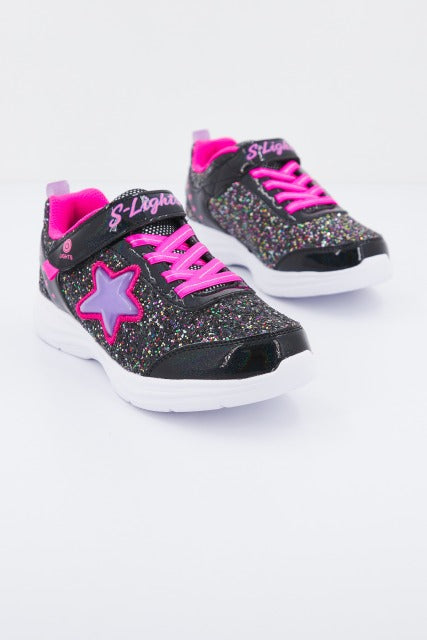 SKECHERS GLIMMER KICKS en color NEGRO  (2)