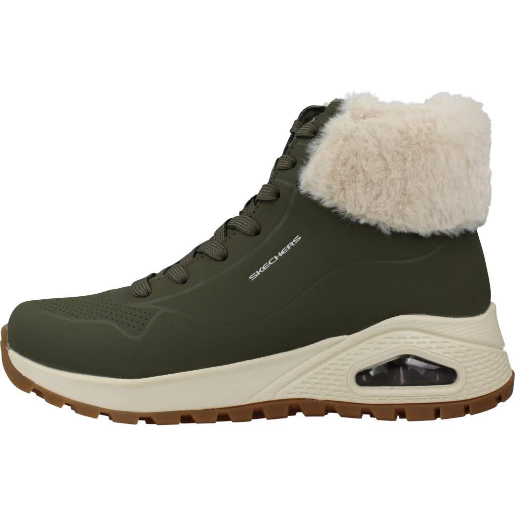 SKECHERS UNO RUGGED FALL AIR en color VERDE  (2)