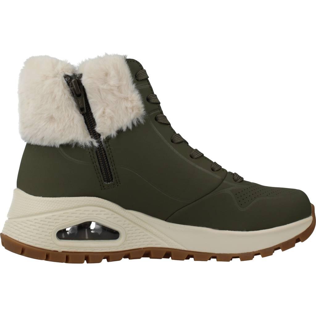 SKECHERS UNO RUGGED FALL AIR en color VERDE  (4)