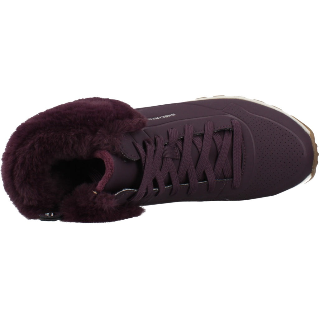 SKECHERS UNO RUGGED FALL AIR en color BURDEOS  (7)