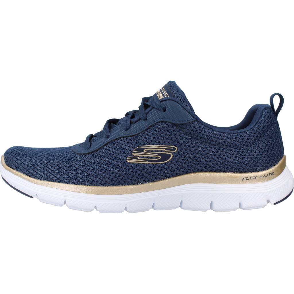SKECHERS  FLEX APPEAL . BRILLIANT V en color AZUL  (2)