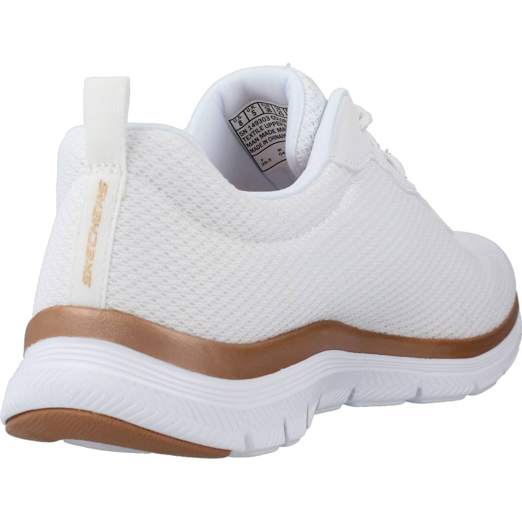 SKECHERS  FLEX APPEAL . BRILLIANT V en color BLANCO  (3)