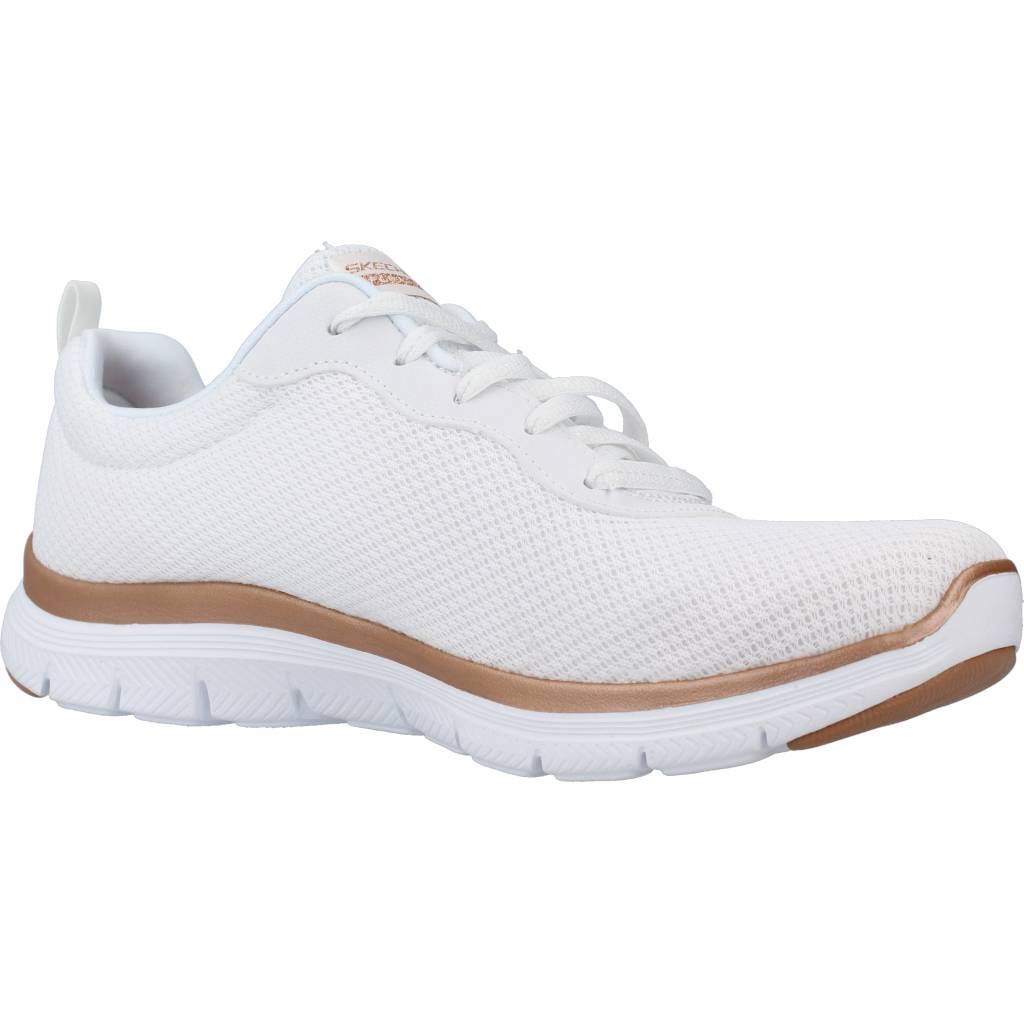 SKECHERS  FLEX APPEAL . BRILLIANT V en color BLANCO  (5)