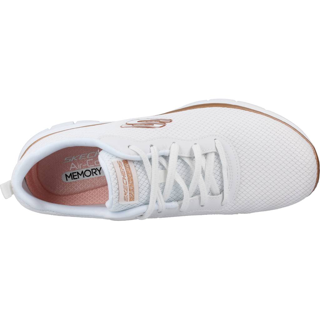 SKECHERS  FLEX APPEAL . BRILLIANT V en color BLANCO  (7)