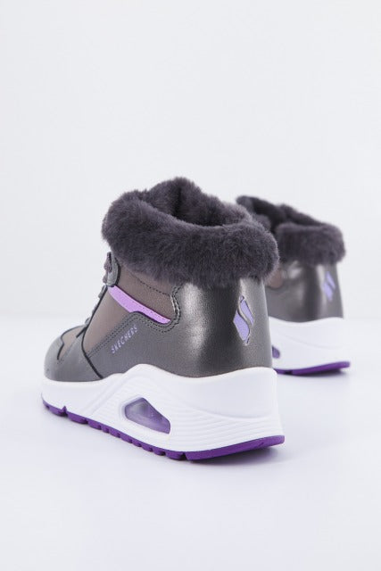 SKECHERS UNO COZY ON AIR en color GRIS  (3)