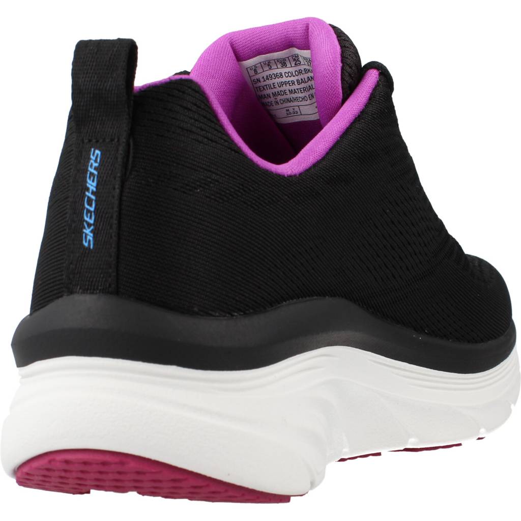 SKECHERS D'LUX WALKER FRESH FINESSE en color NEGRO  (3)