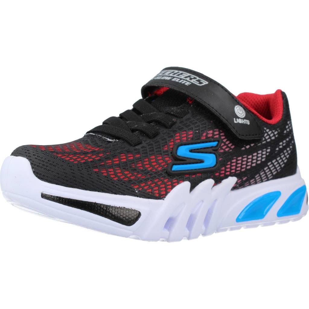 SKECHERS FLEX-GLOW ELITE - VORLO en color NEGRO  (1)