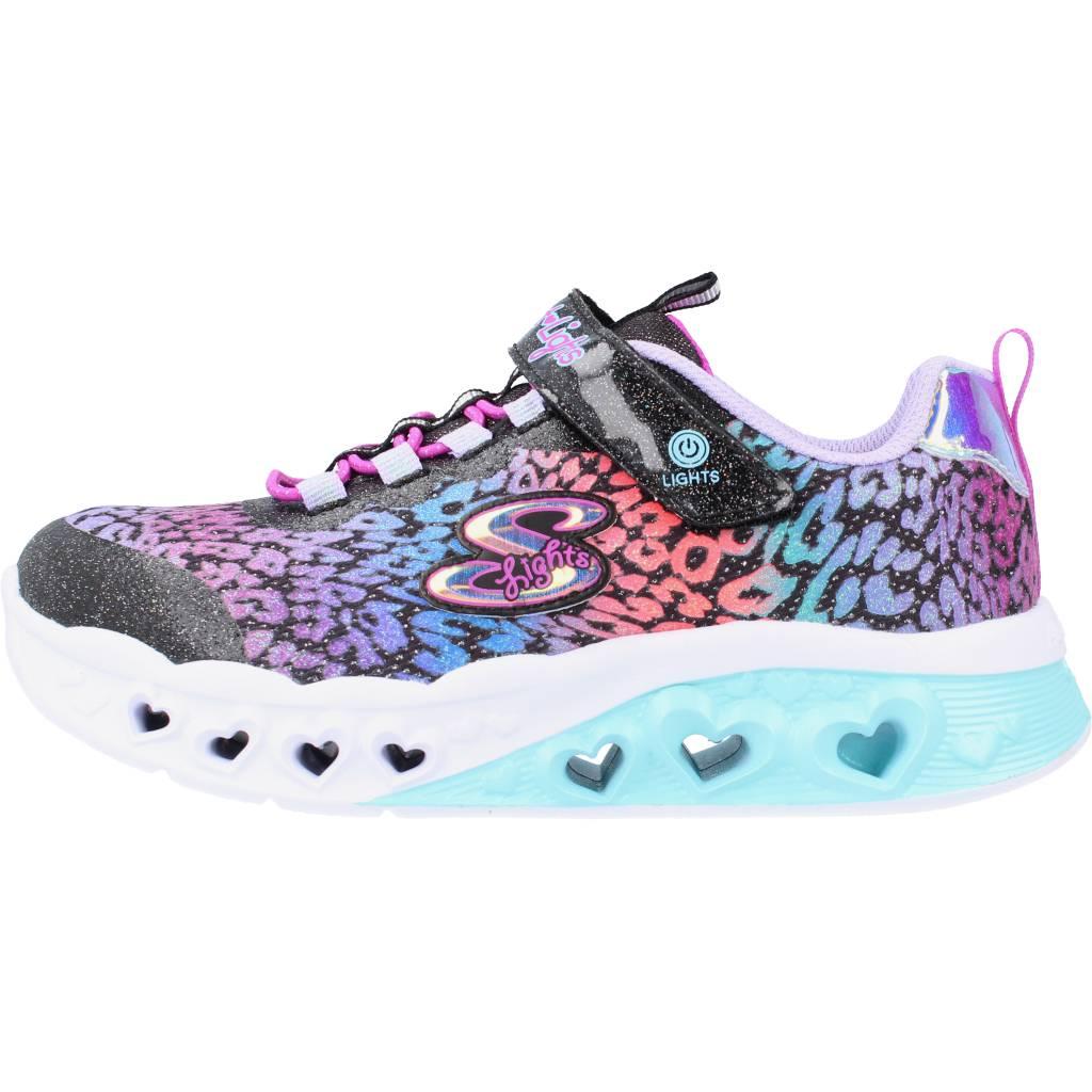 SKECHERS FLUTTER HEART LIGHTS-LOVES en color NEGRO  (2)