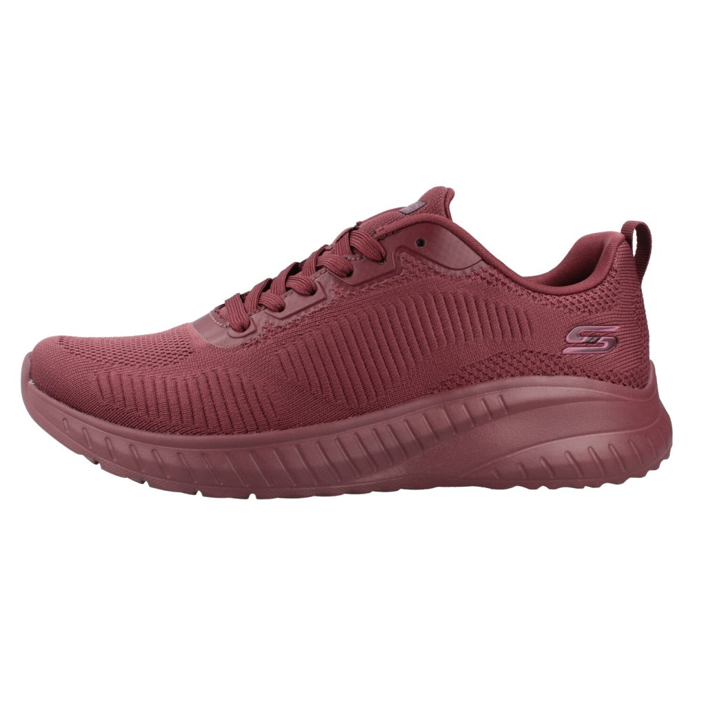SKECHERS S BOBS SQUAD CHAOS FACE OFF en color BURDEOS  (2)