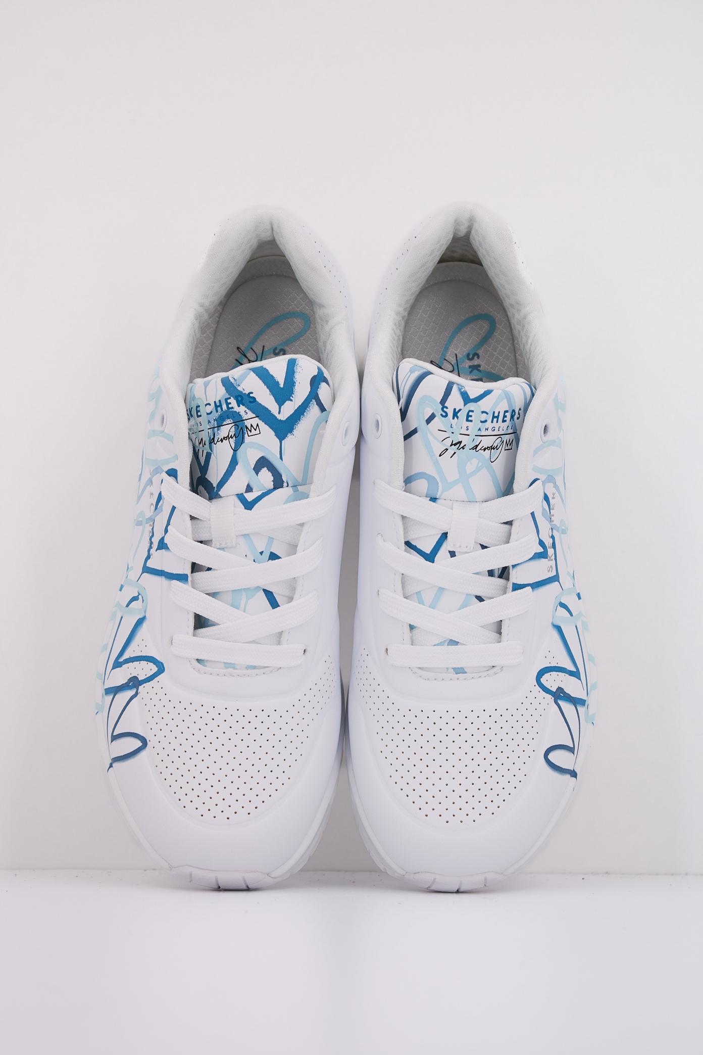 SKECHERS METEOR-LIGHTS  en color BLANCO  (3)