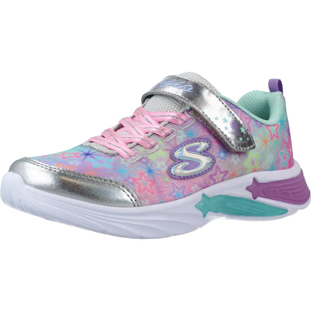 SKECHERS STAR SPARKS en color PLATA  (1)