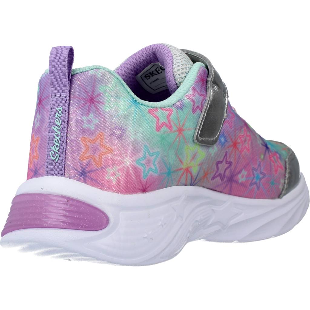 SKECHERS STAR SPARKS en color PLATA  (3)