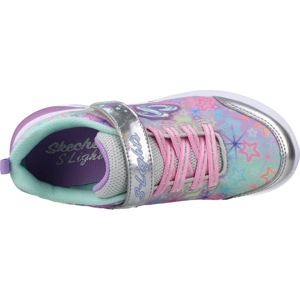SKECHERS STAR SPARKS en color PLATA  (7)