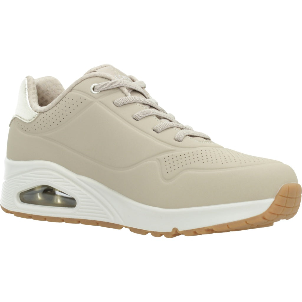 SKECHERS S UNO SHIMMER AWAY en color NUDE  (5)