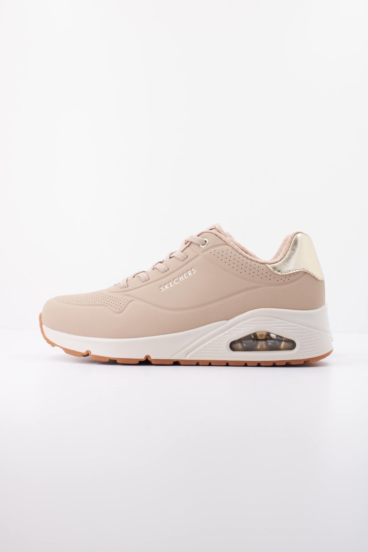 SKECHERS S UNO SHIMMER AWAY en color NUDE  (1)