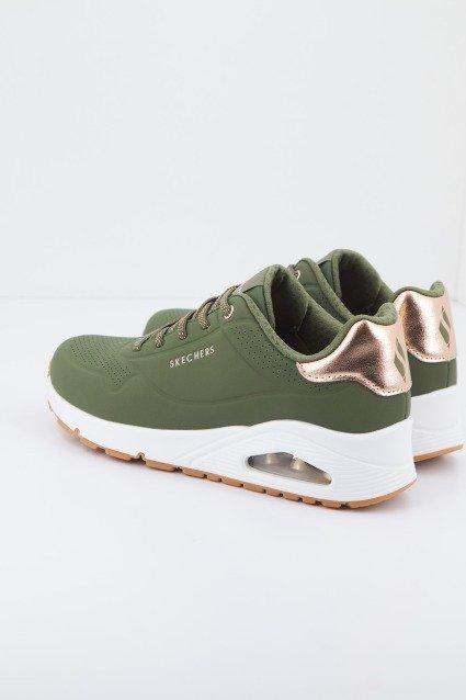 SKECHERS UNO - SHIMMER AWAY en color VERDE  (2)