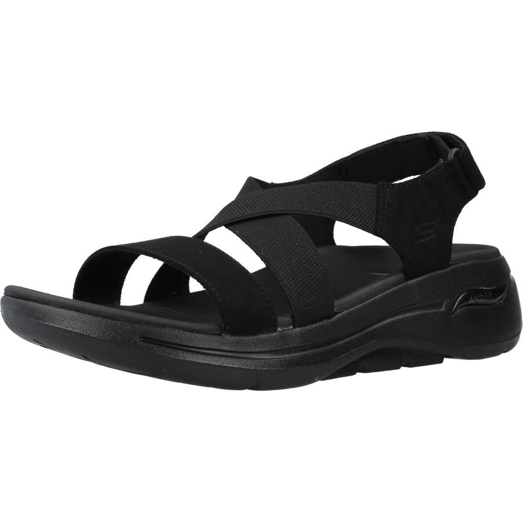 SKECHERS GO WALK ARCH FIT TREASURED en color NEGRO  (1)