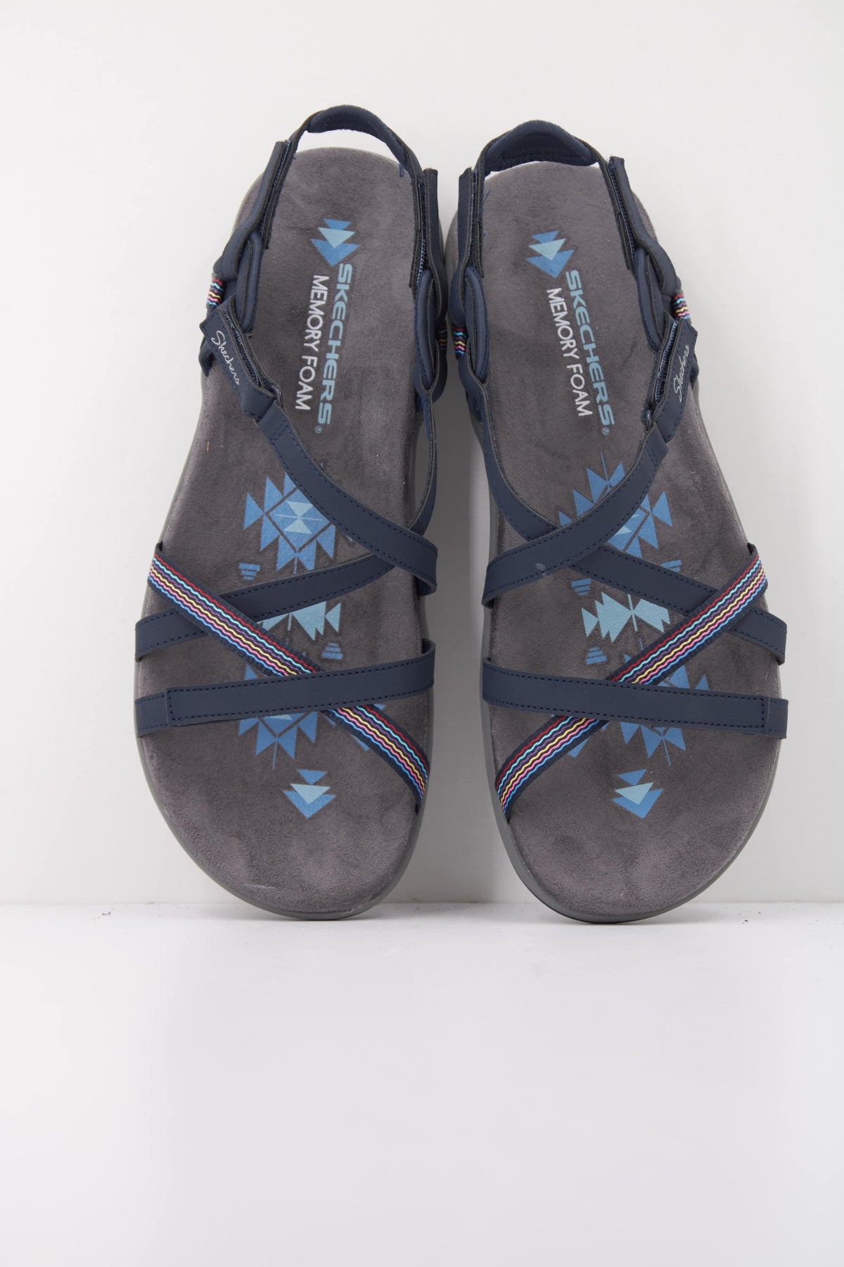 SKECHERS REGGAE SLIM SUN ARRAY en color AZUL  (3)
