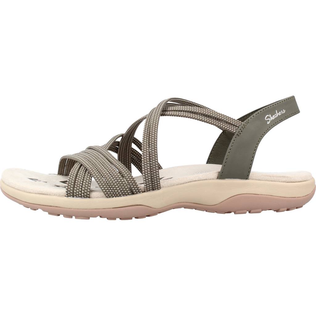 SKECHERS REGGAE SLIM - TURN IT UP en color VERDE  (2)