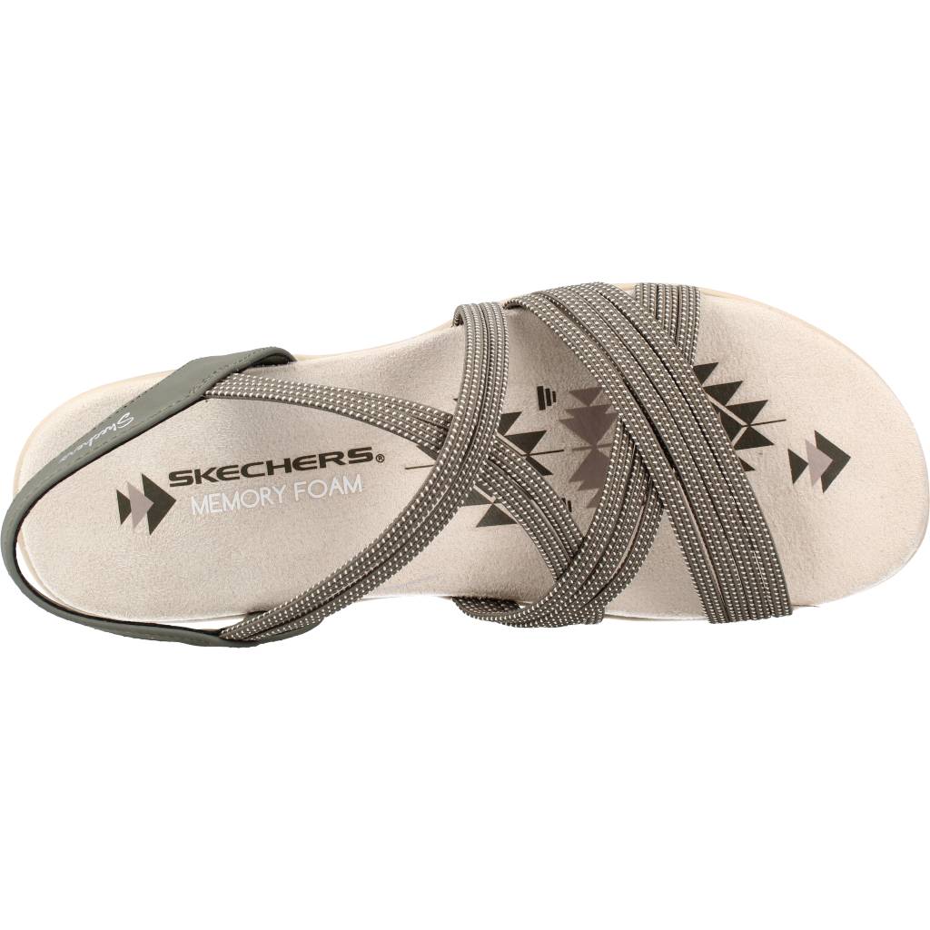 SKECHERS REGGAE SLIM - TURN IT UP en color VERDE  (7)