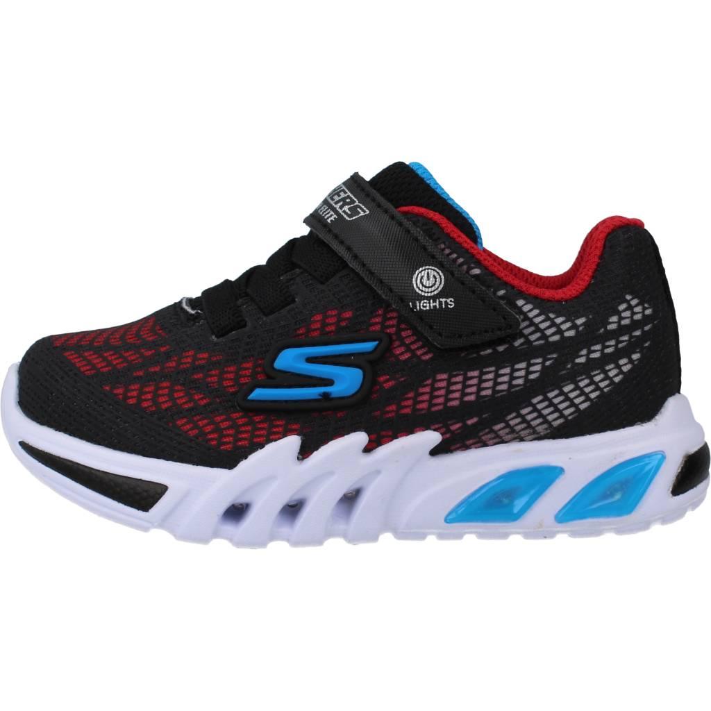 SKECHERS  FLEX-GLOW ELITE-VORLO en color NEGRO  (2)