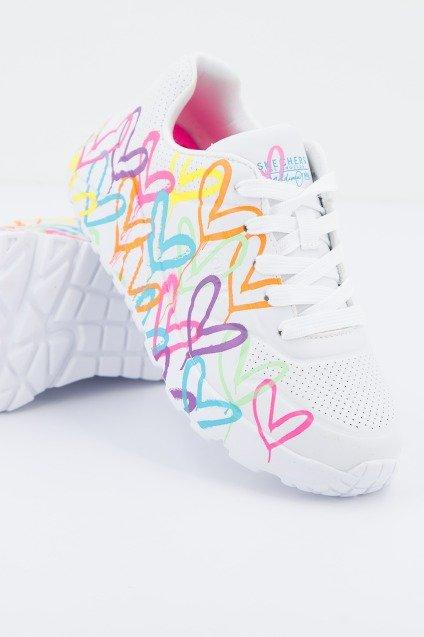 SKECHERS UNO LITE en color BLANCO  (3)