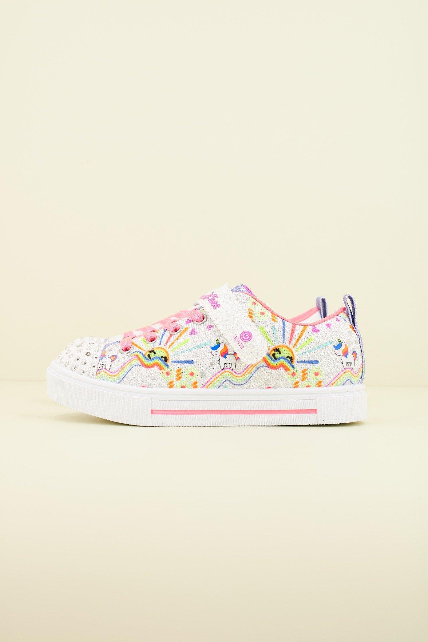 SKECHERS  TWINKLE SPARKS - UNICORN en color BLANCO  (1)
