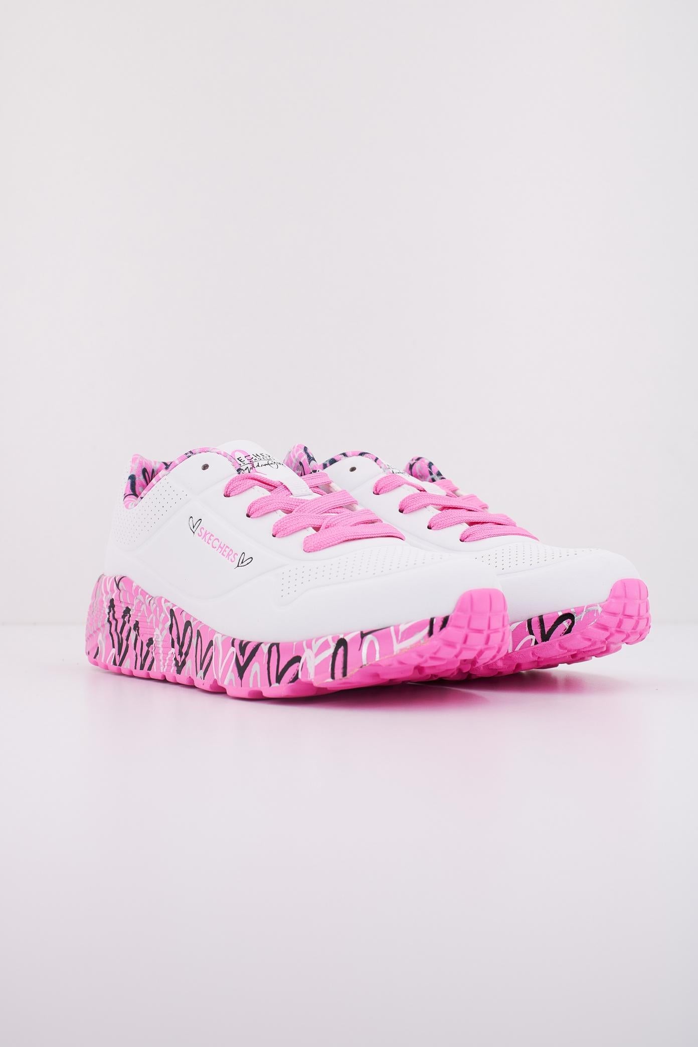 SKECHERS UNO LITE en color BLANCO  (2)