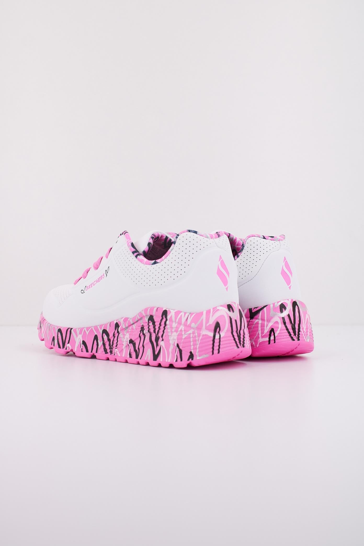 SKECHERS UNO LITE en color BLANCO  (4)