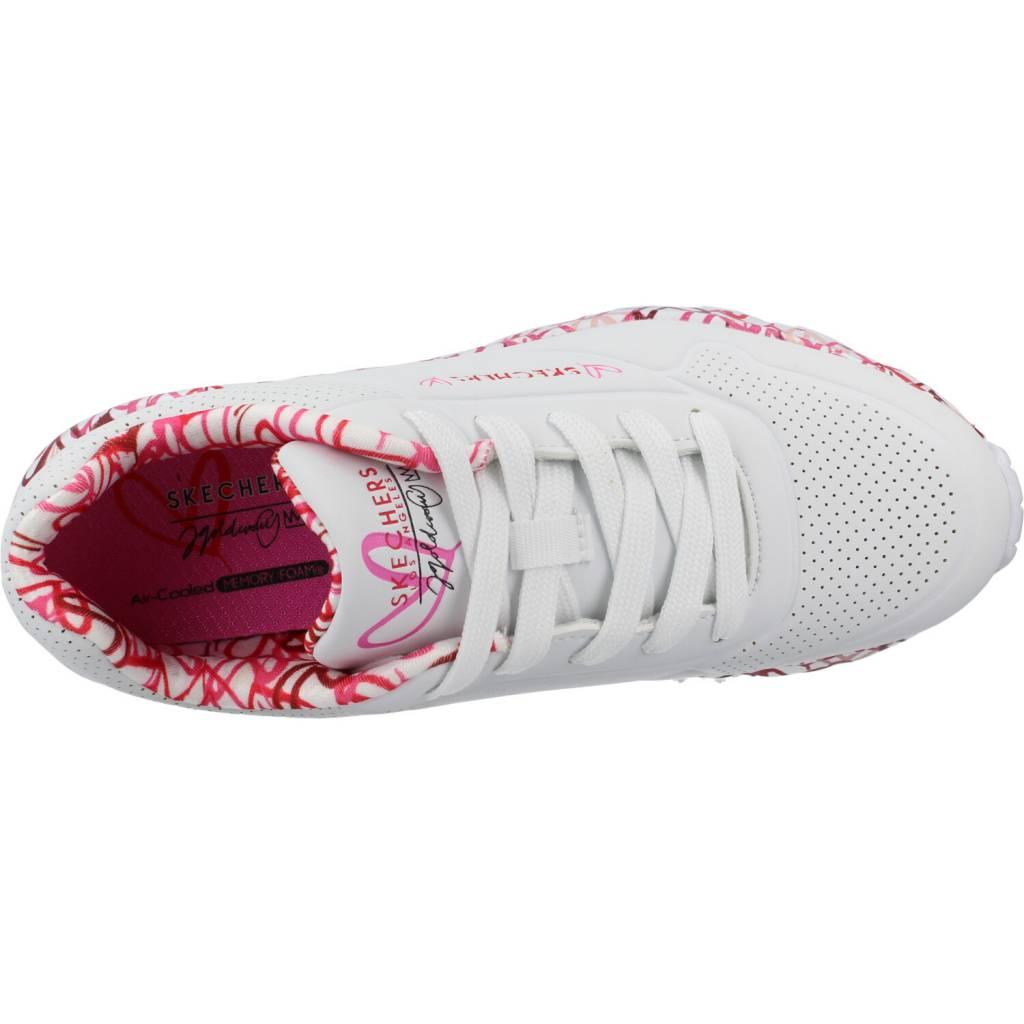 SKECHERS UNO LITE en color BLANCO  (7)