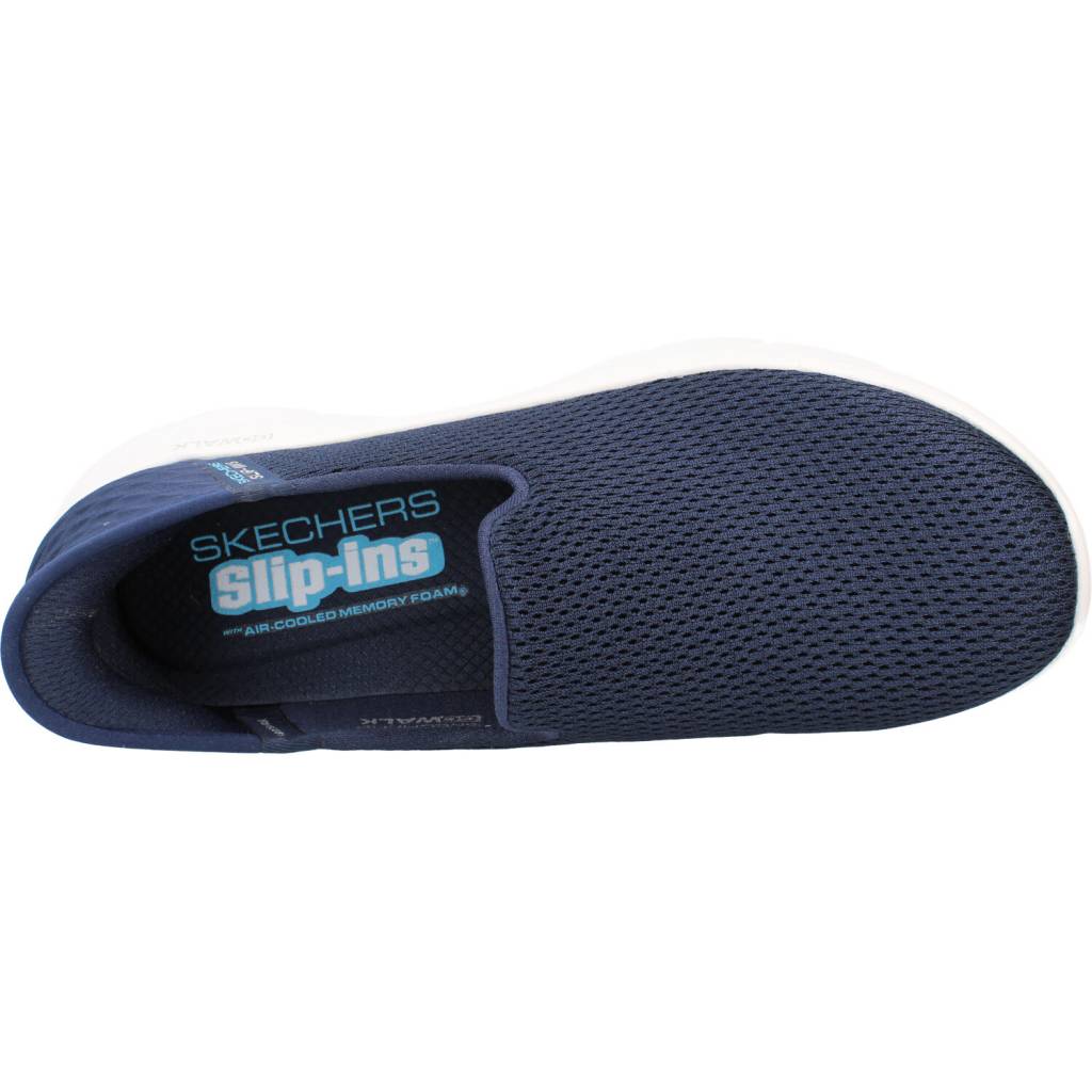 SKECHERS SLIP-INS  GO WALK FLEX en color AZUL  (7)