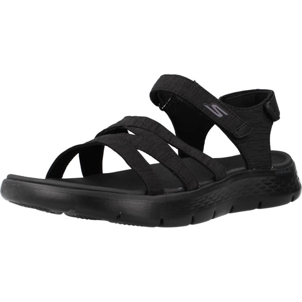 SKECHERS GO WALK FLEX SANDAL en color NEGRO  (1)