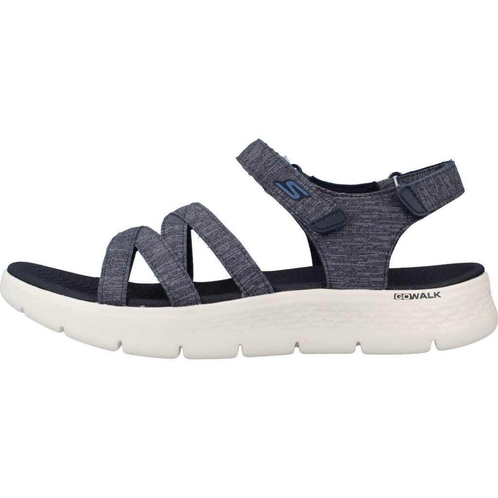 SKECHERS GO WALK FLEX SANDAL en color AZUL  (2)
