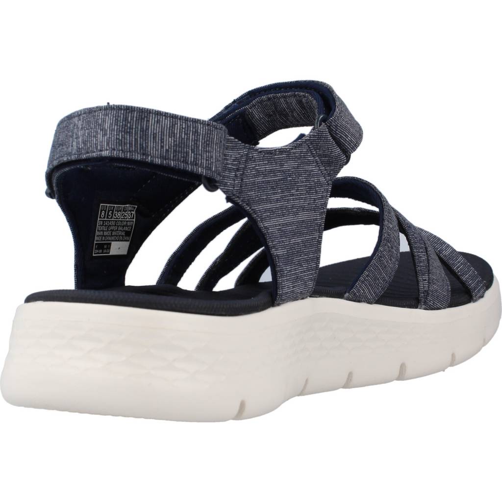 SKECHERS GO WALK FLEX SANDAL en color AZUL  (3)