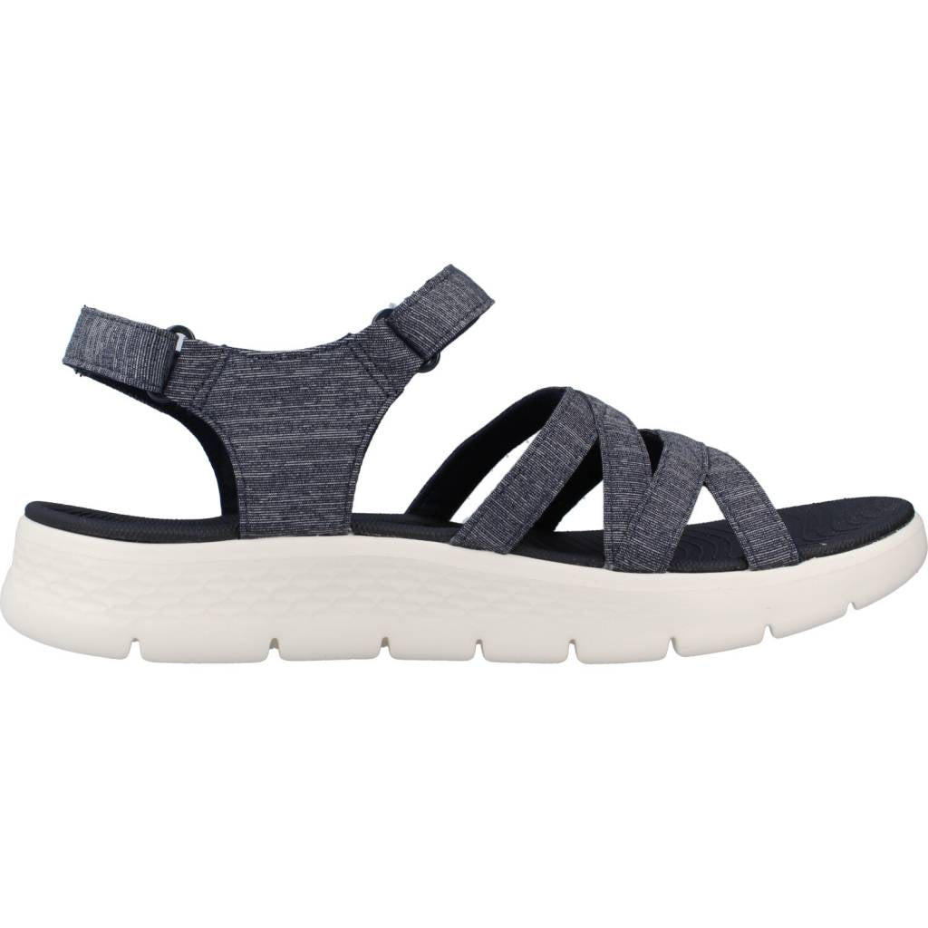 SKECHERS GO WALK FLEX SANDAL en color AZUL  (4)