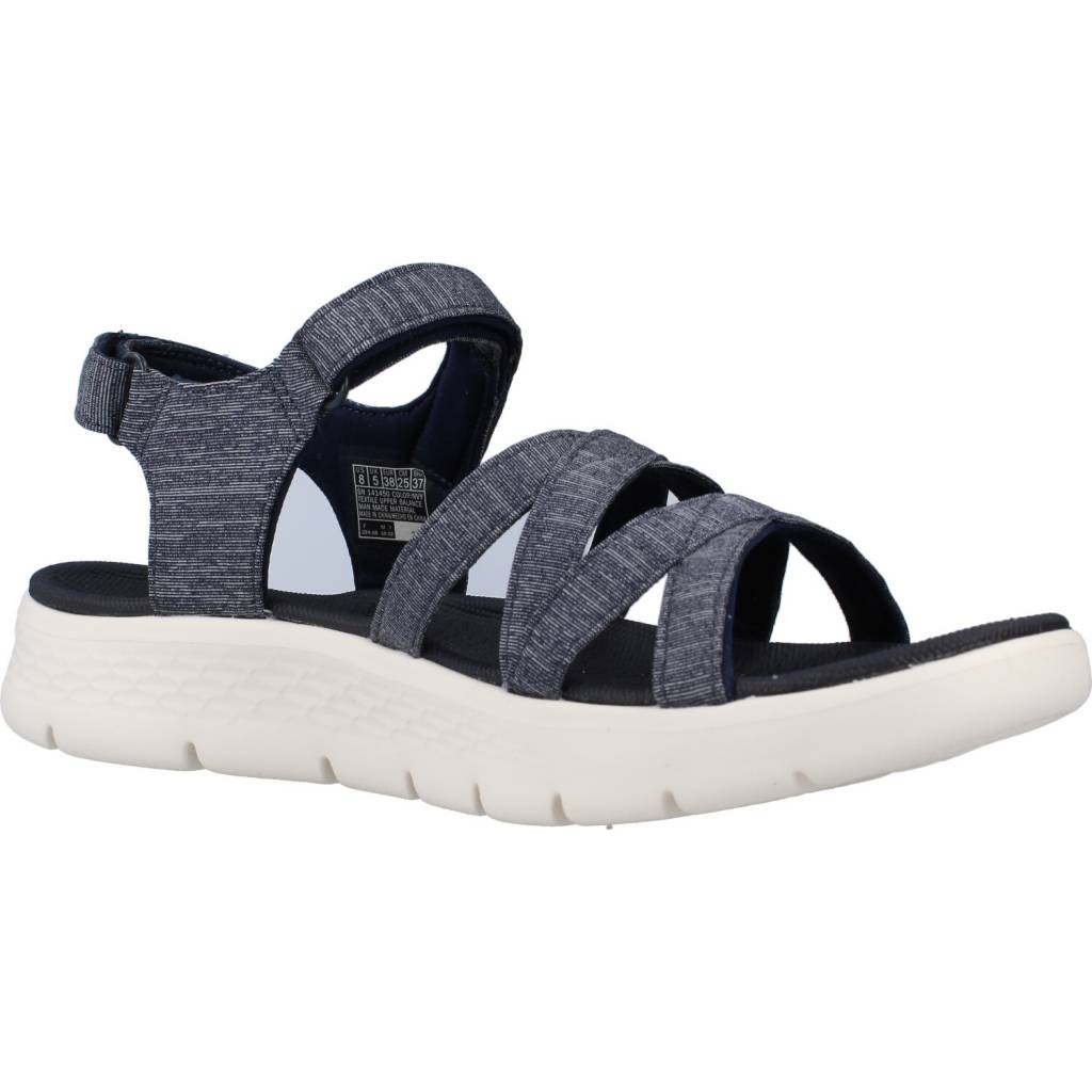 SKECHERS GO WALK FLEX SANDAL en color AZUL  (5)