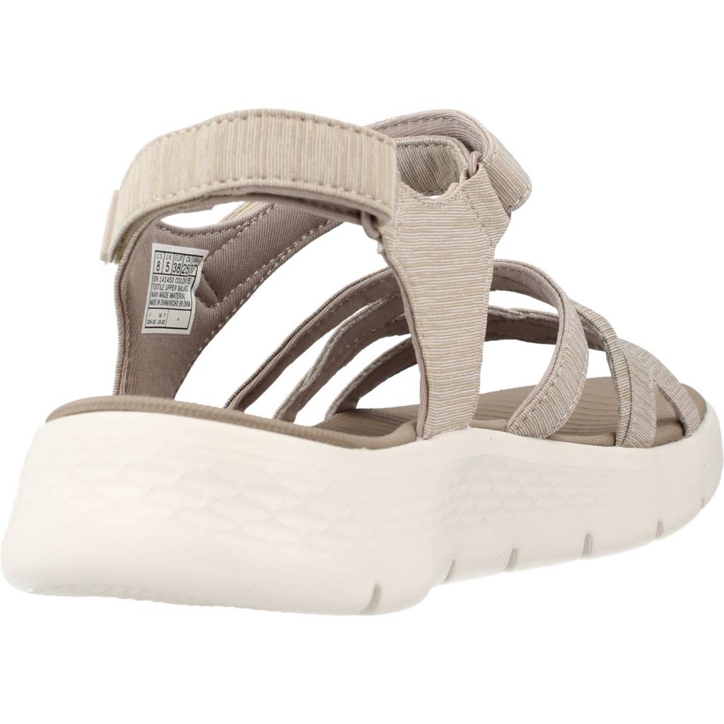 SKECHERS GO WALK FLEX SANDAL en color MARRON  (3)