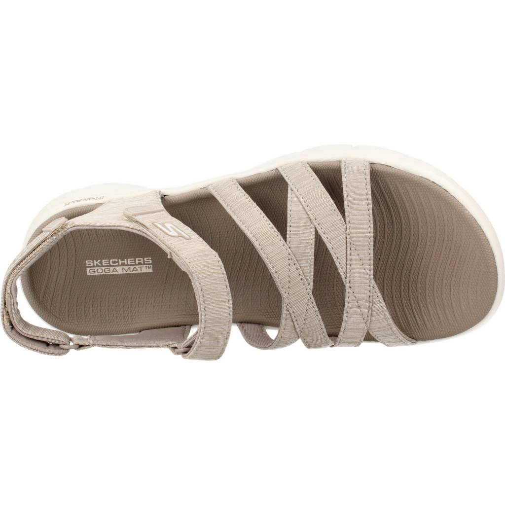 SKECHERS GO WALK FLEX SANDAL en color MARRON  (7)