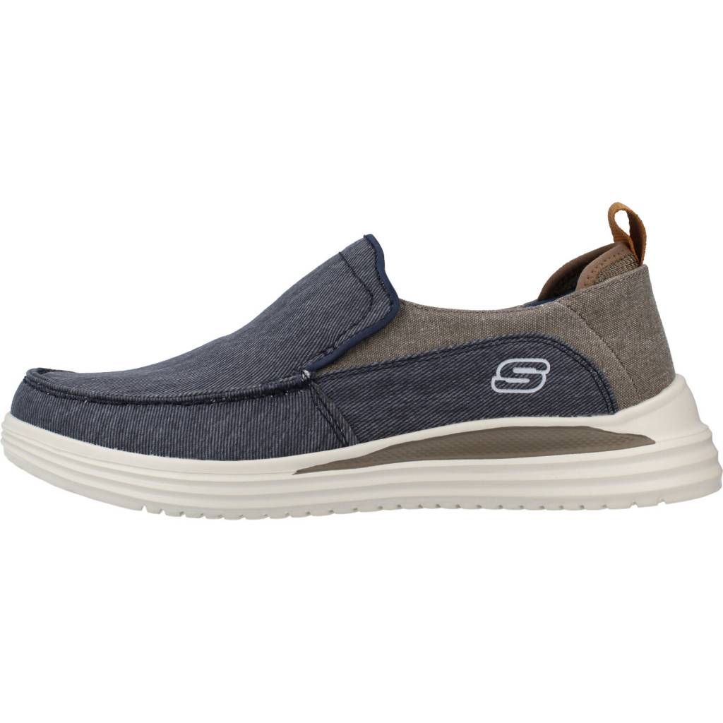 SKECHERS PROVEN - MOC TOE en color AZUL  (2)