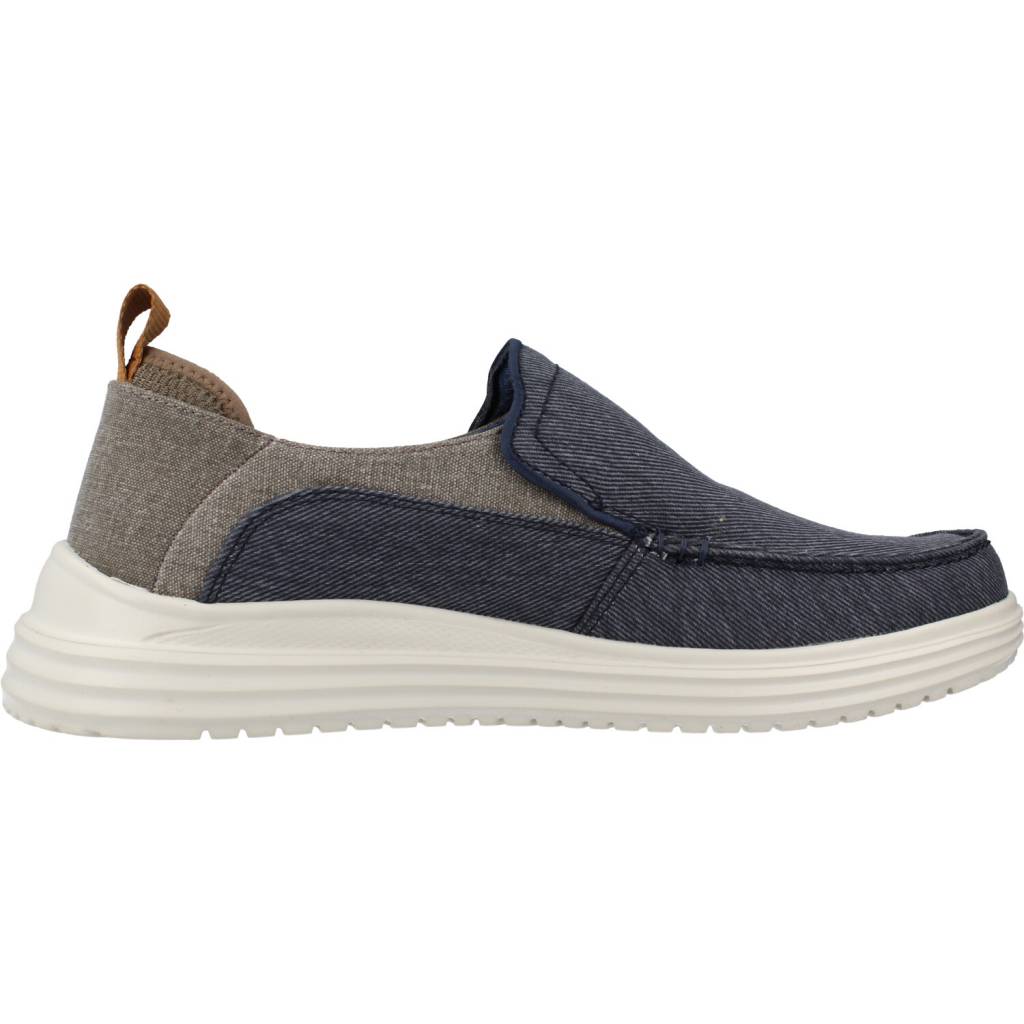 SKECHERS PROVEN - MOC TOE en color AZUL  (4)