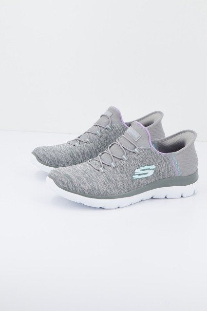 SKECHERS SLIP-INS: SUMMITS- DAZZLING HAZE en color GRIS  (1)