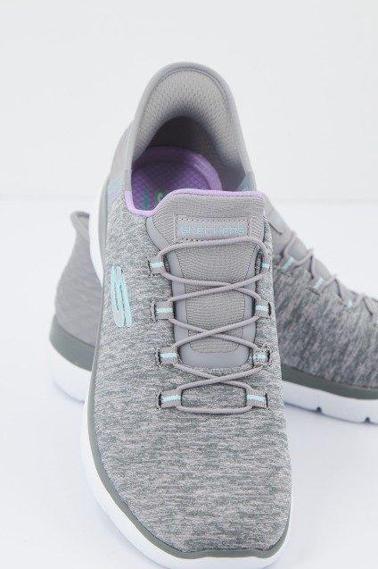 SKECHERS SLIP-INS: SUMMITS- DAZZLING HAZE en color GRIS  (4)