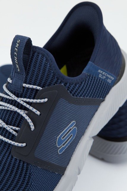 SKECHERS SLIP-INS: INGRAM-BRACKETT en color AZUL  (4)