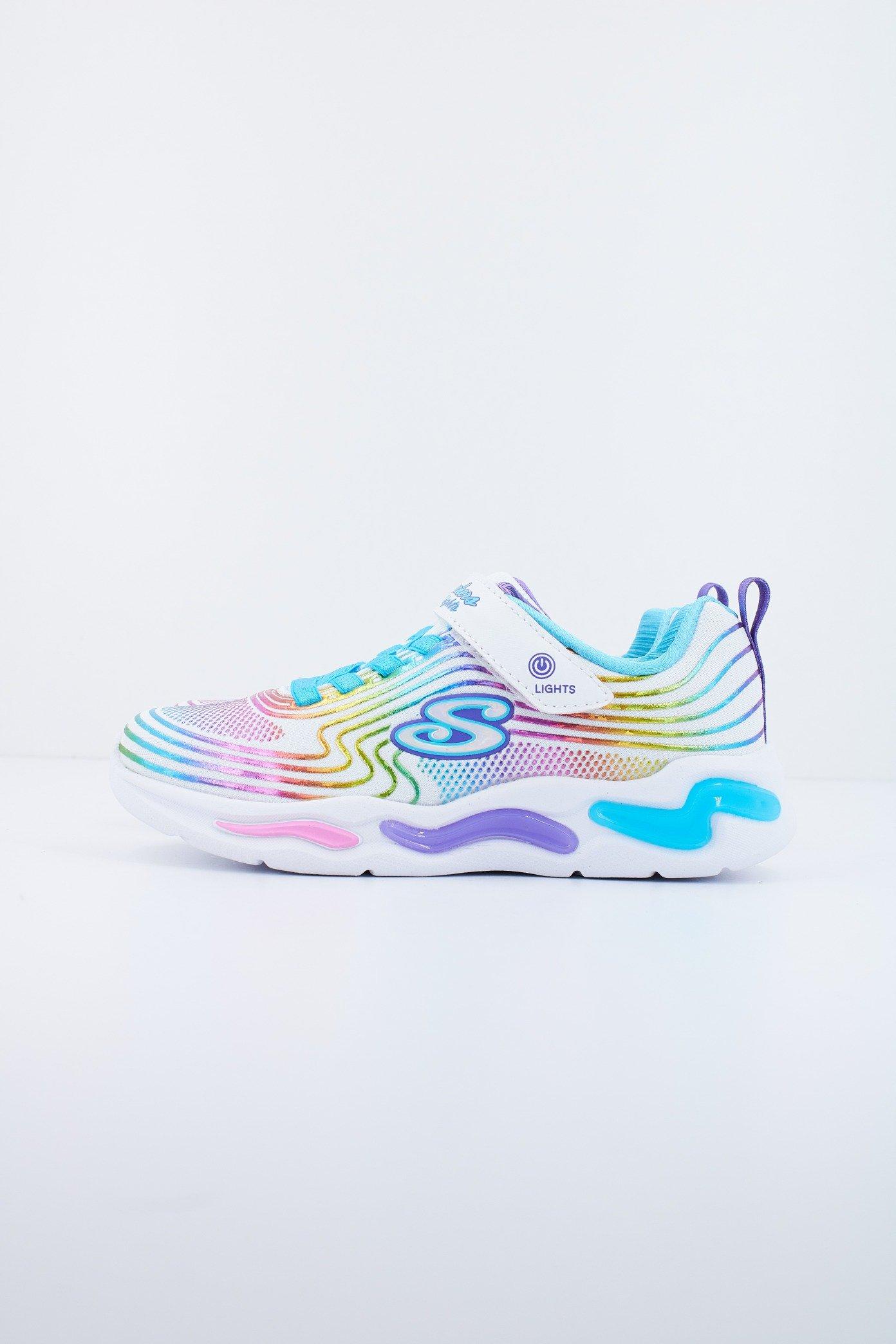 SKECHERS S LIGHTS: WAVY BEAMS en color BLANCO  (1)