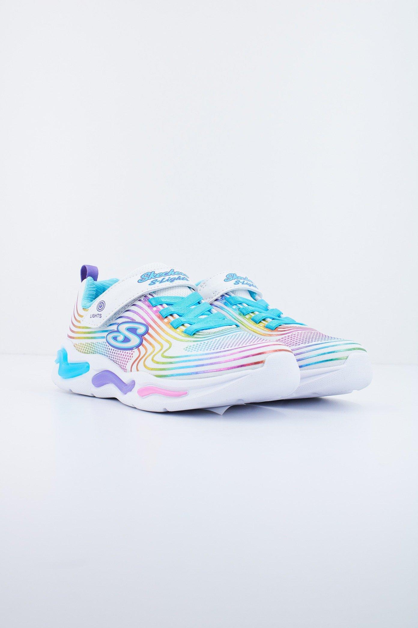 SKECHERS S LIGHTS: WAVY BEAMS en color BLANCO  (2)