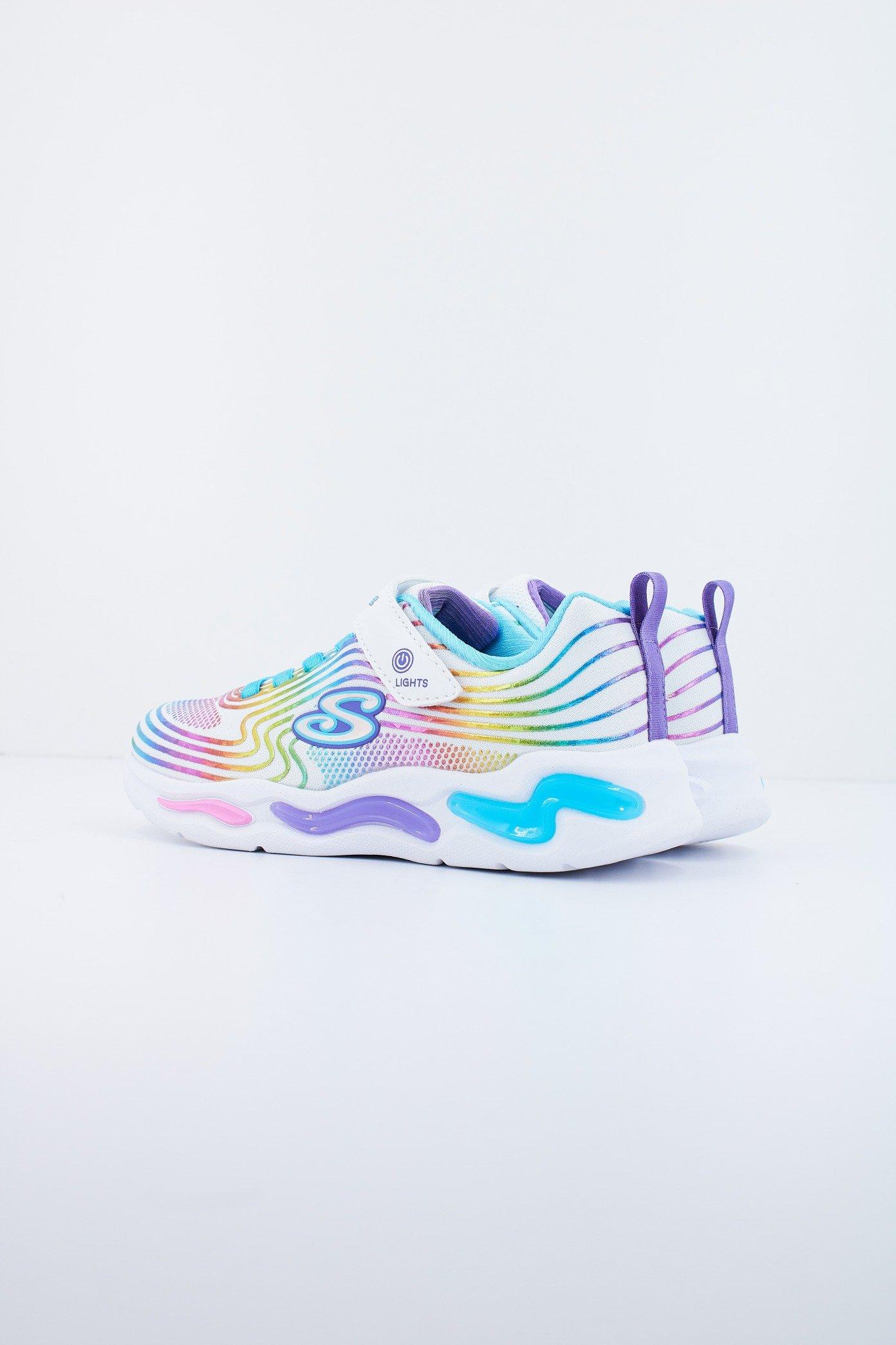 SKECHERS S LIGHTS: WAVY BEAMS en color BLANCO  (3)