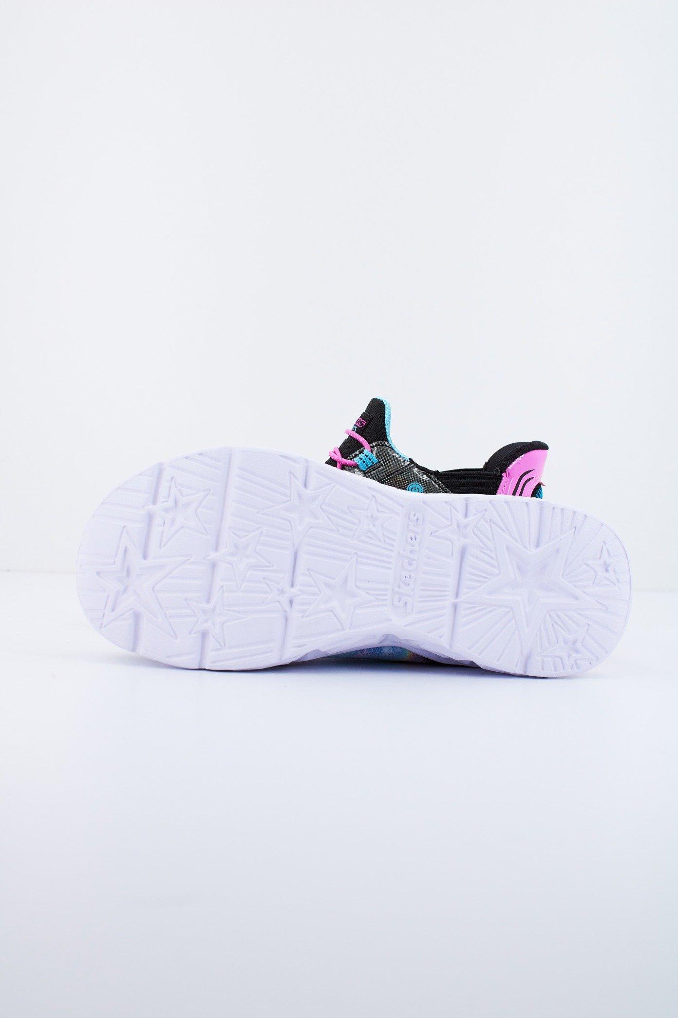 SKECHERS SLIP-INS GALAXY LIGHTS en color NEGRO  (4)
