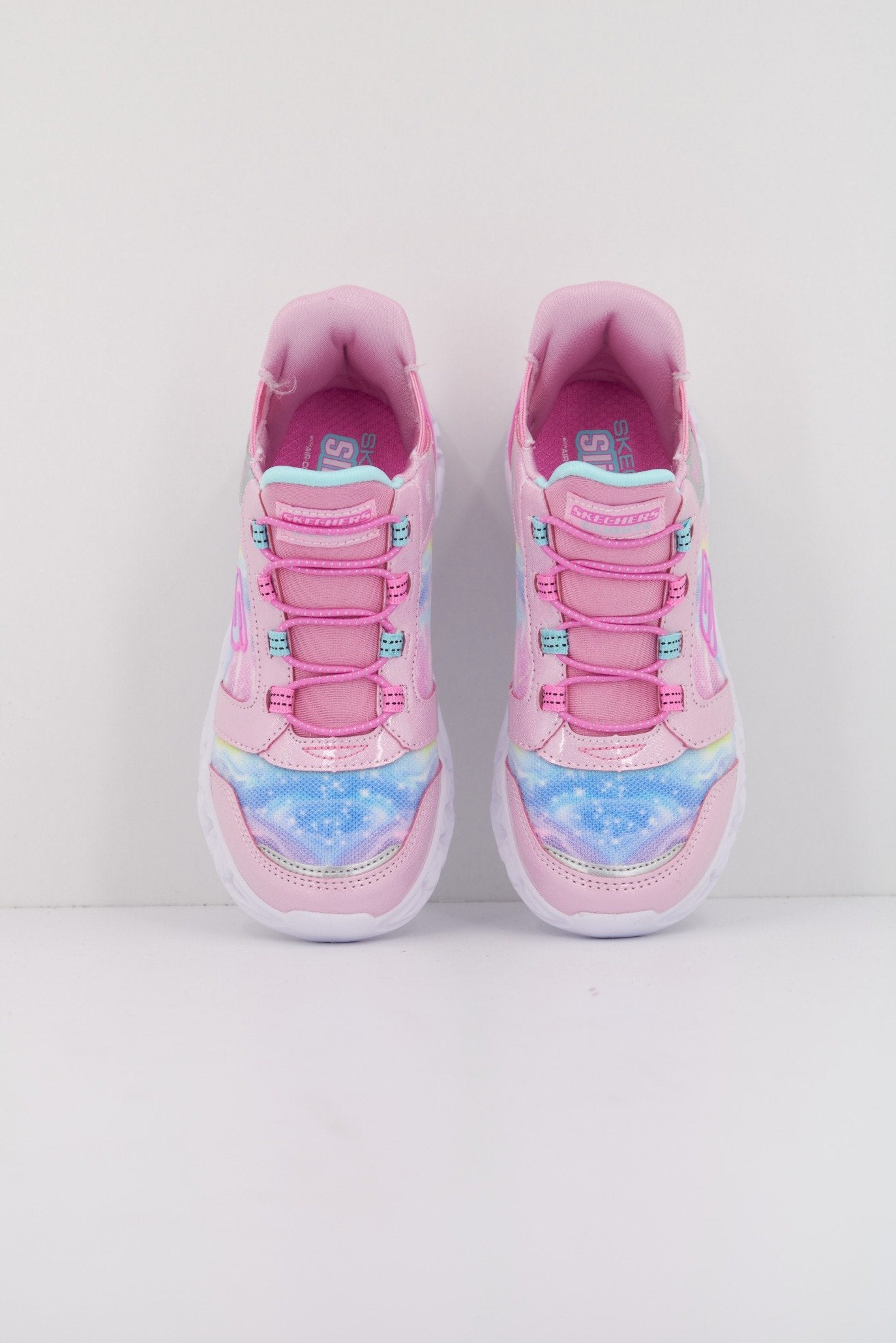 SKECHERS SLIP-INS GALAXY LIGHTS en color ROSA  (2)
